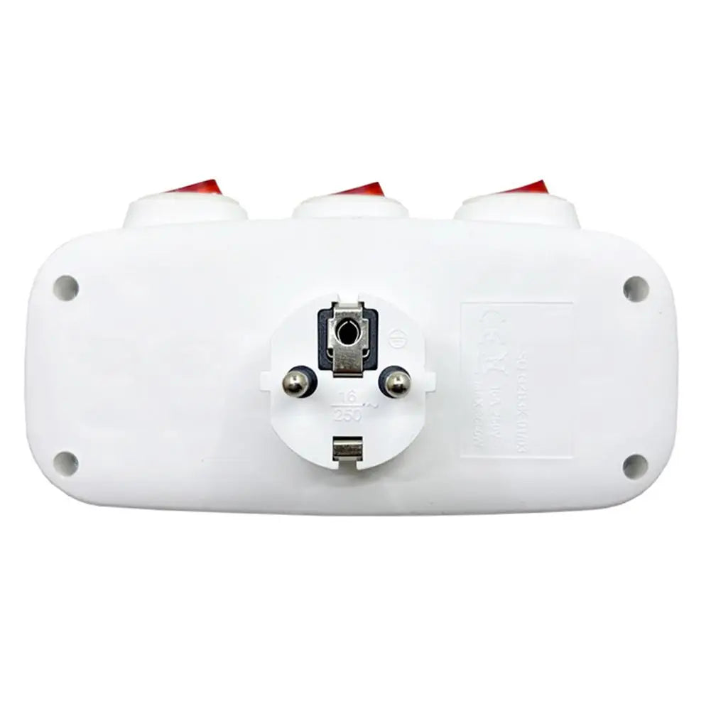 EU Electrical Socket with ON/OFF Switch – Euro Wall Outlet