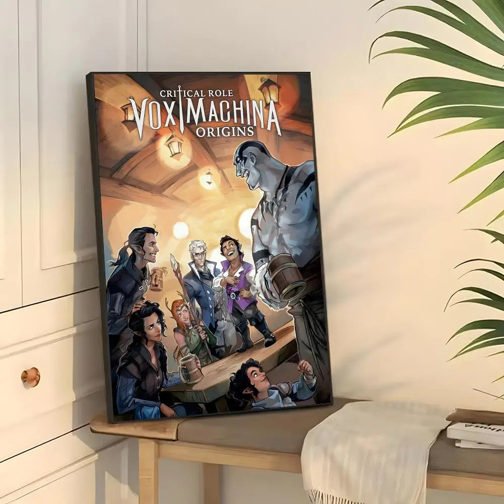Legend of Vox Machina HD Poster Sticker – Self-Adhesive Wall Art