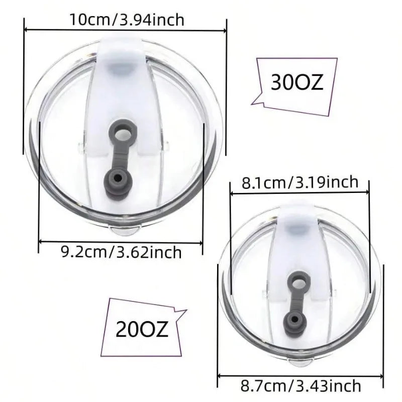Splash-Proof Lid for 20/30 Oz Tumblers | Fits Yeti RTIC Ozark