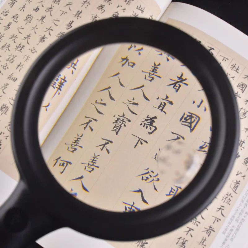 135mm LED Handheld Magnifier – Rechargeable 2x/13x Loupe
