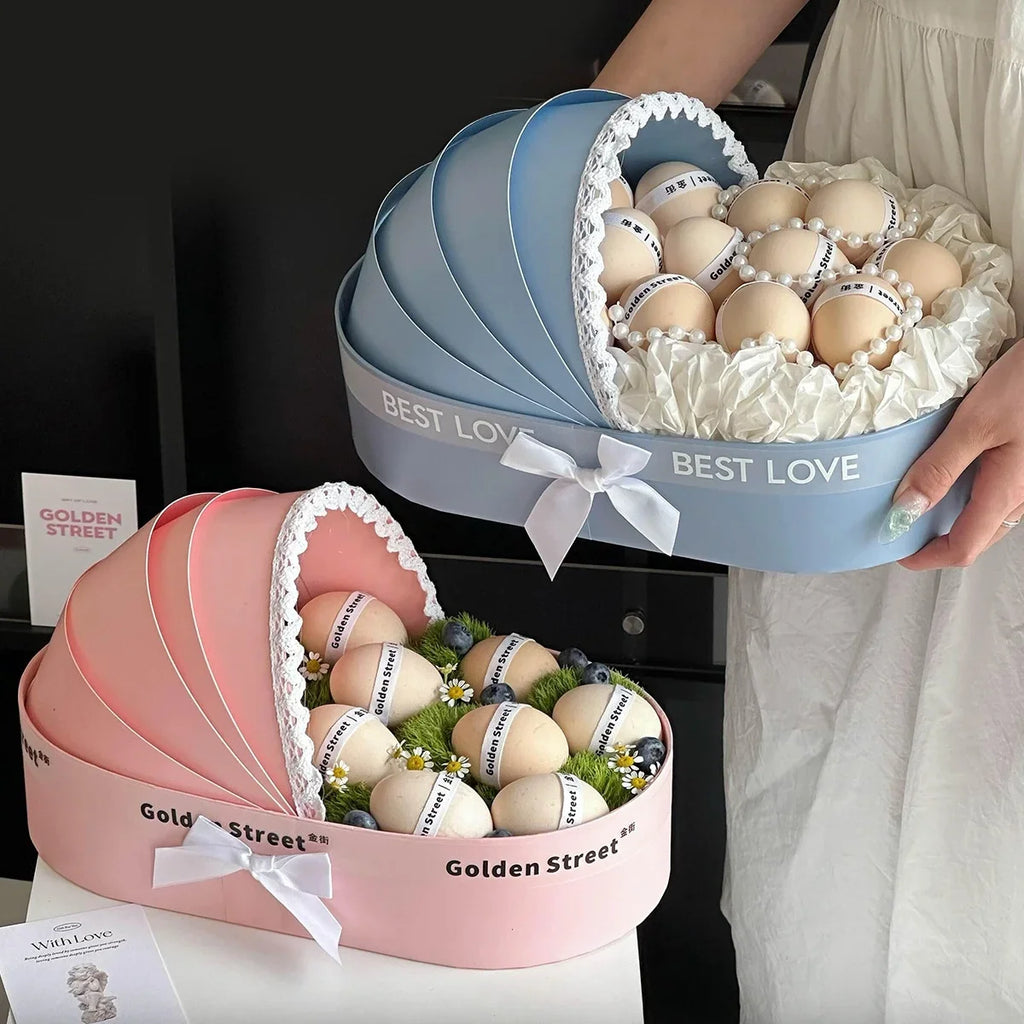 Baby Shower Box Flower Wedding Celebration Romantic Contatiner