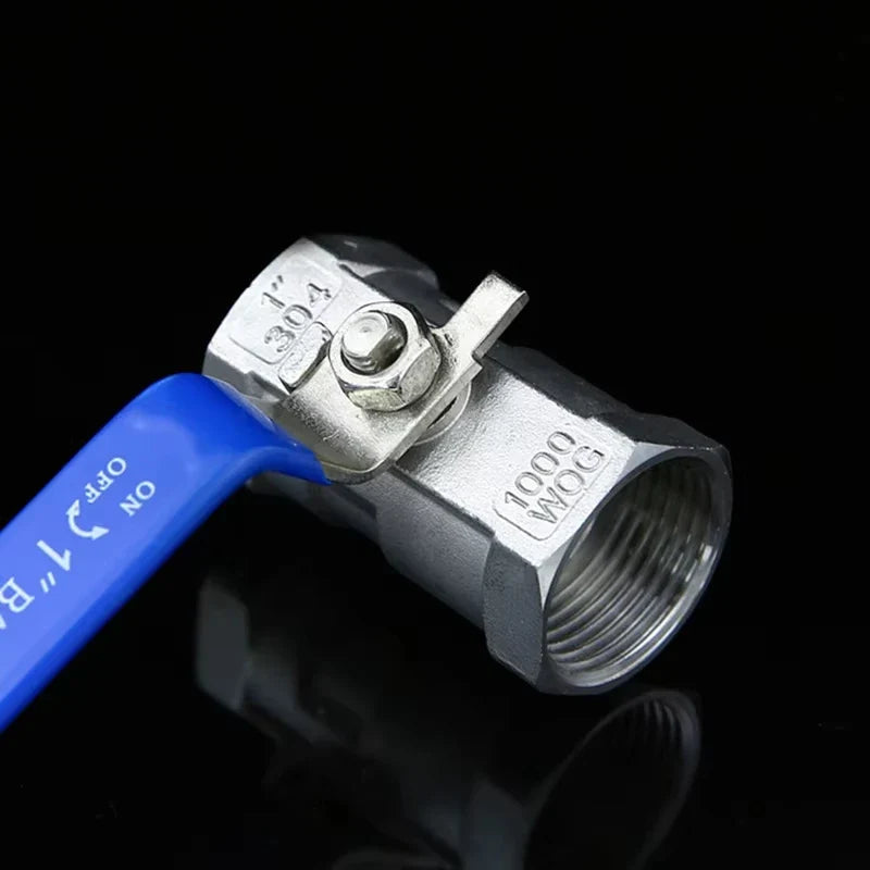 Stainless Steel BSP Ball Valve with Vinyl Handle | 1/4"–1-1/2"