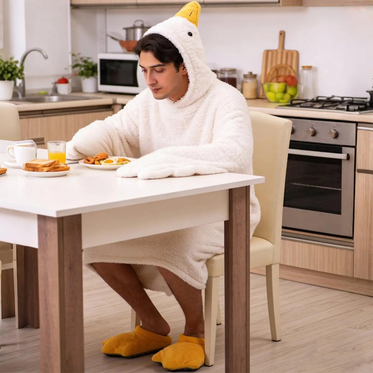 Goose Wearable Blanket Hoodie – Oversized Fleece Sweatshirt