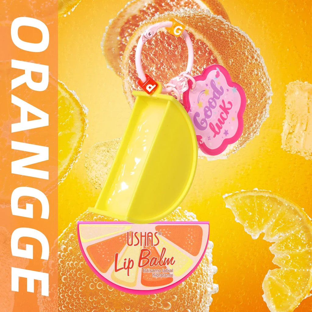USHAS Fruit-Flavored Lip Balm | Moisturizing Charm Design