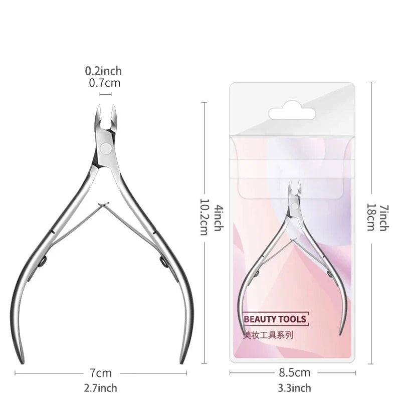 Professional Cuticle Scissors & Nail Keratin Remover Tool