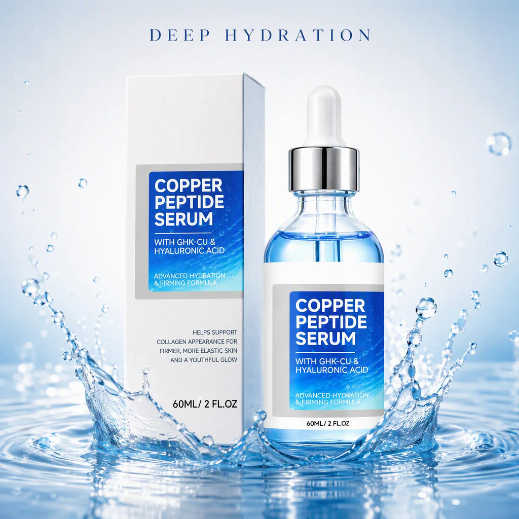Copper Peptide Face Serum GHK-Cu, Hyaluronic Acid & Niacinamide