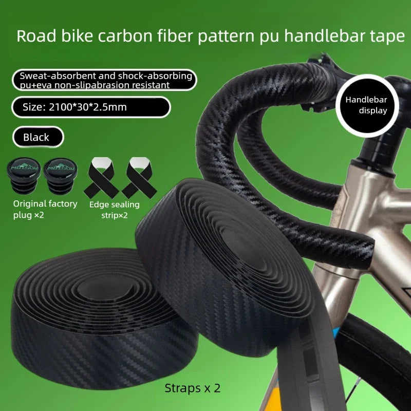 Road Bike Handlebar Tape – EVA PU Anti-Slip & Shock Absorbing