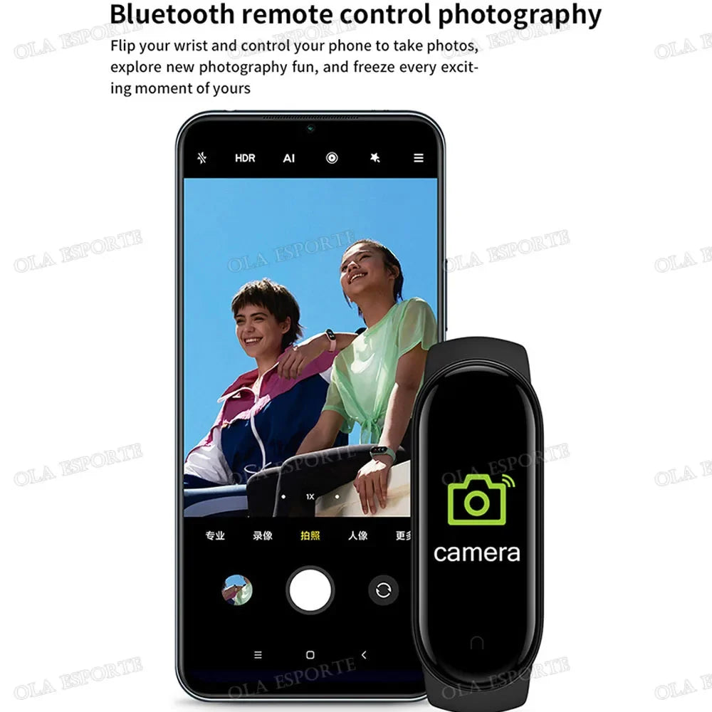 M9 Smart Watch – Fitness Tracker, Heart Rate & Music Control