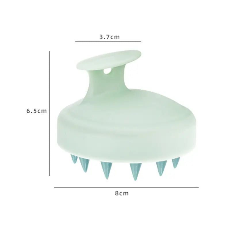 Silicone Scalp Massage Brush – Shampoo & Shower Body Comb