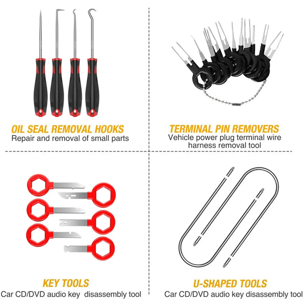 Auto Trim Removal Tool Kit – Car Door Panel & Dash Pry Tools