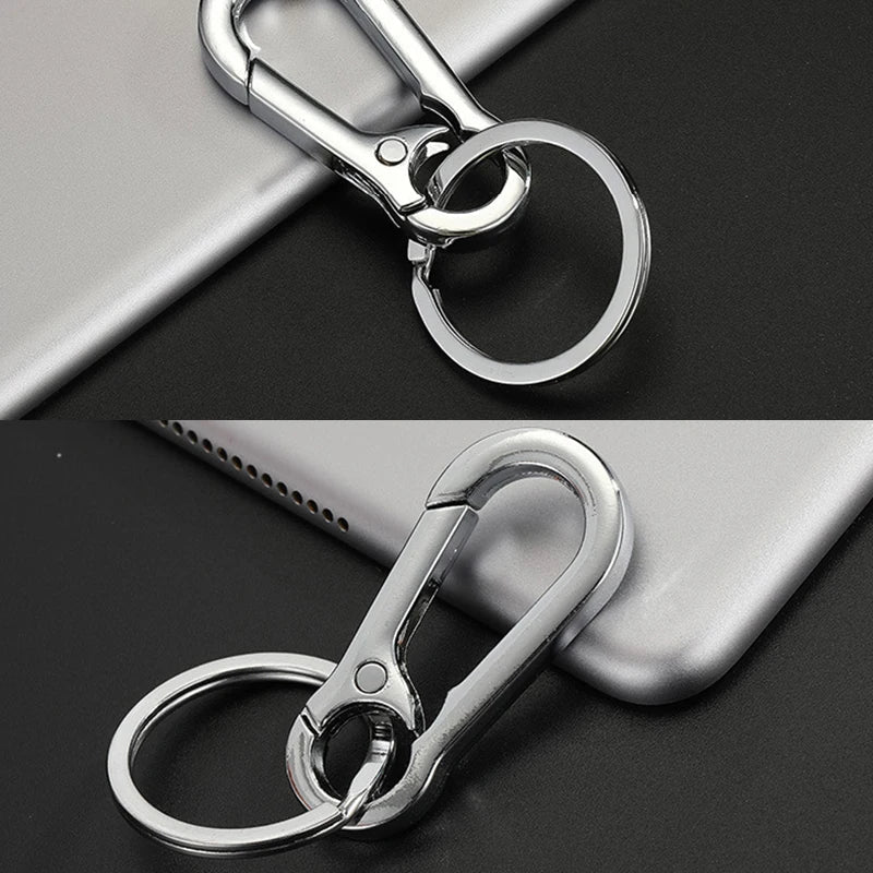 Stainless Steel Gourd Carabiner Keychain – Belt Clip Anti-Lost