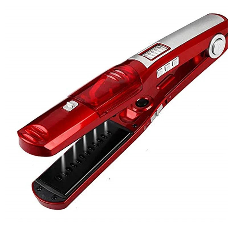 Steam Flat Iron 2-in-1 | Tourmaline Ceramic Hair Straightener