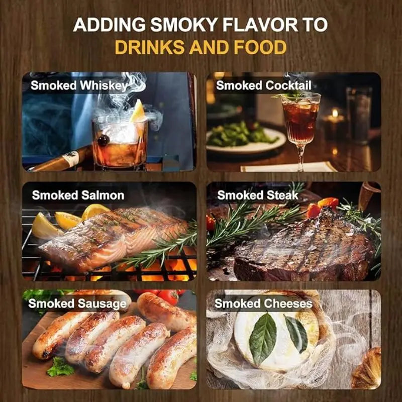 BBQ Wood Chips Apple Oak Cherry Smoking Chips 125g–500g