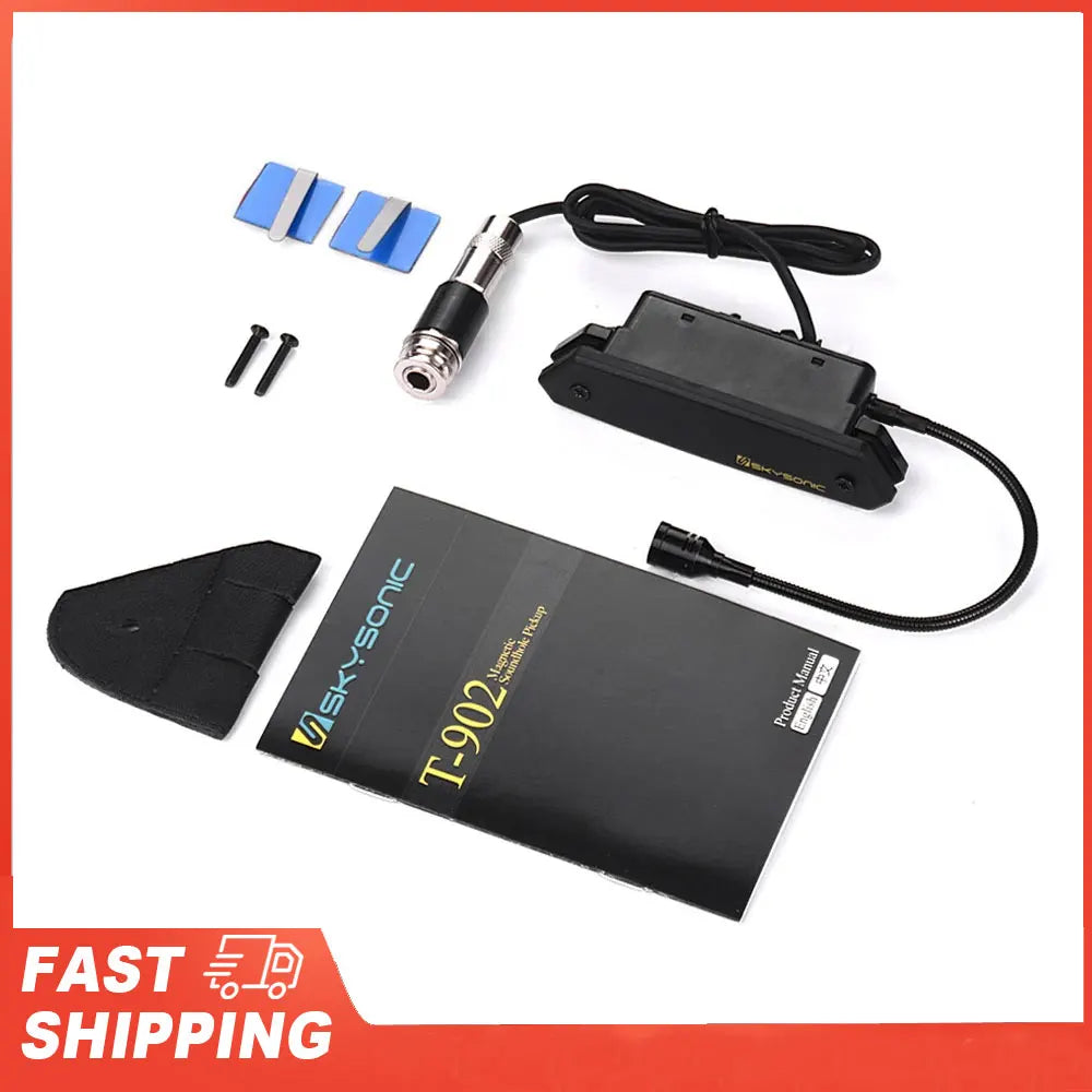 SKYSONIC T-902 Acoustic Guitar Active Soundhole Pickup Magnetic