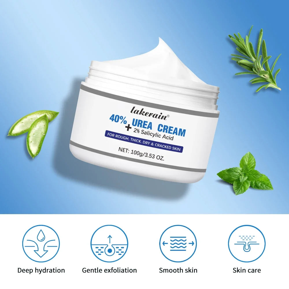 40% Urea Cream + 2% Salicylic Acid Foot & Hand Moisturizer