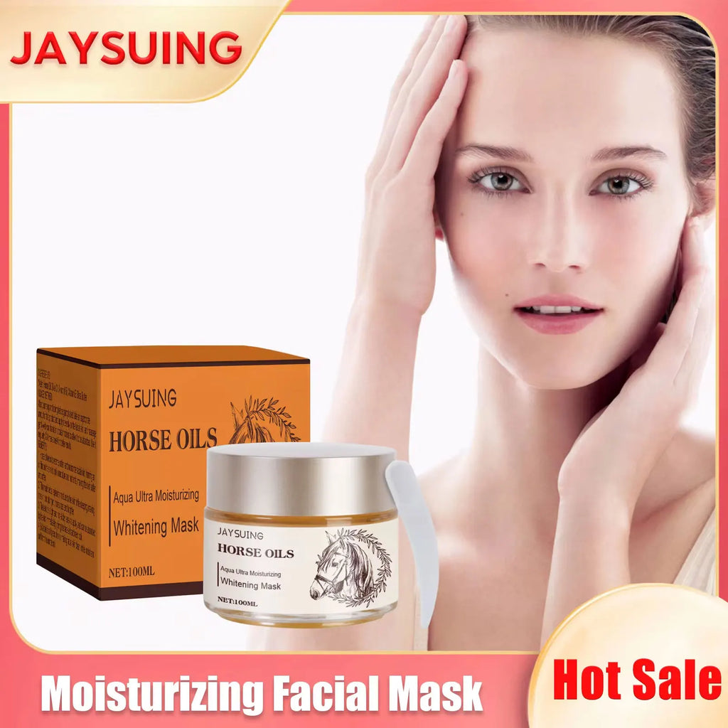 Jaysuing Horse Oil Sleeping Mask – Hydrating Night Cream 100ml