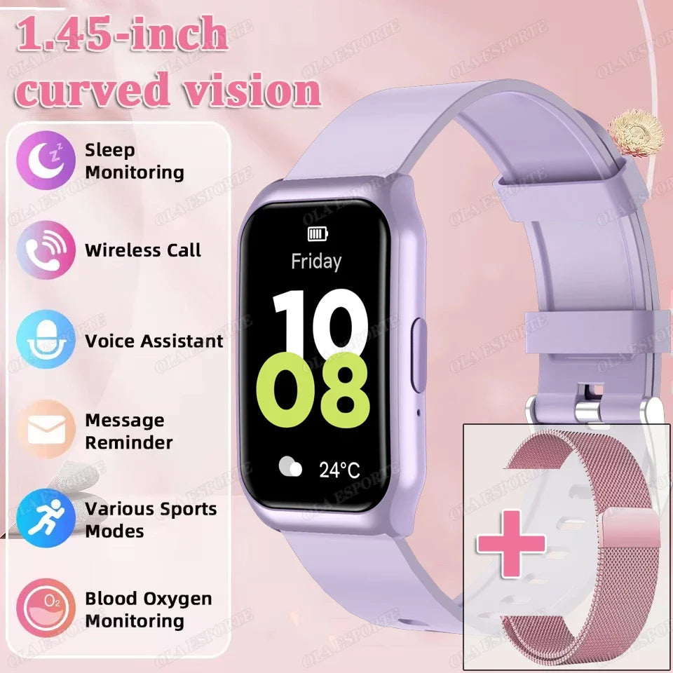 Smart Watch Bluetooth Calling Heart Rate&sleep Monitoring Flashlight