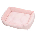Simple Striped Pet House Suitable All Seasons Crystal Fleece Cat