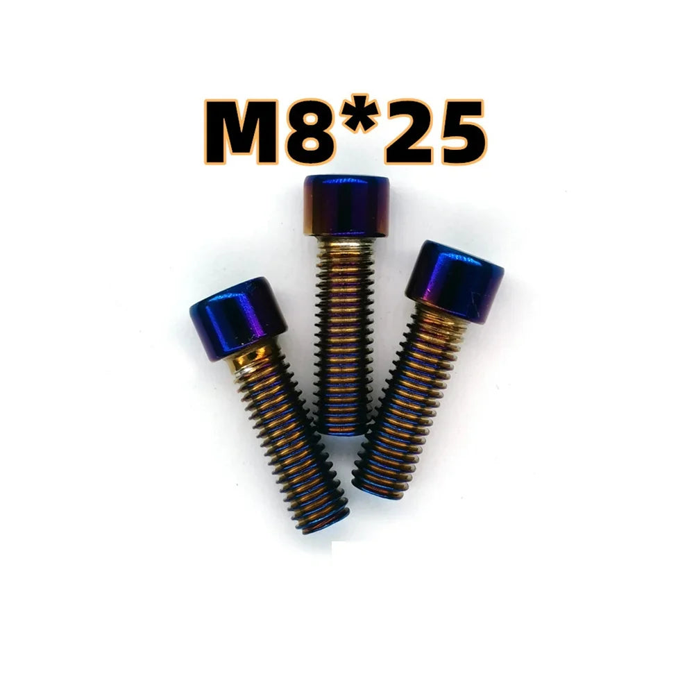 Gold Titanium Plated M3–M10 304 Stainless Hex Socket Screws