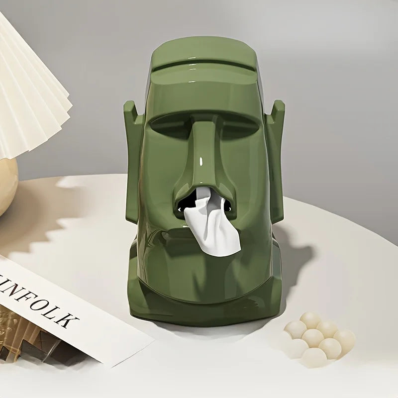 Household Tissue Box Creative Stone Figure Paper Towel Living Room