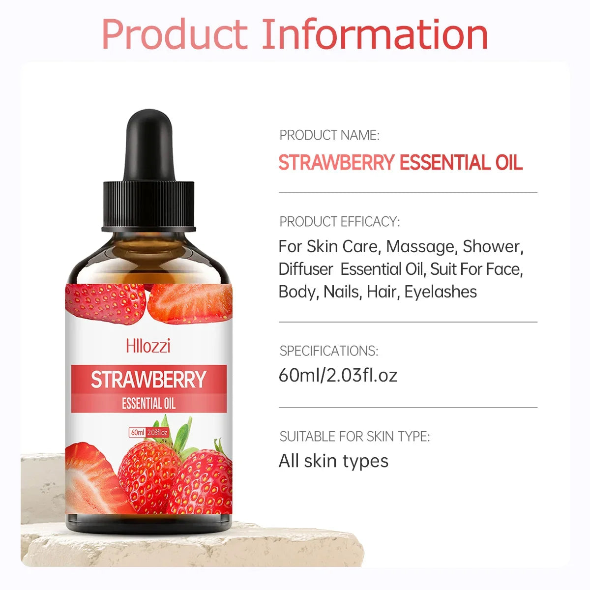 Strawberry Essential Oil for Diffuser & Humidifier – 30/60/100ml