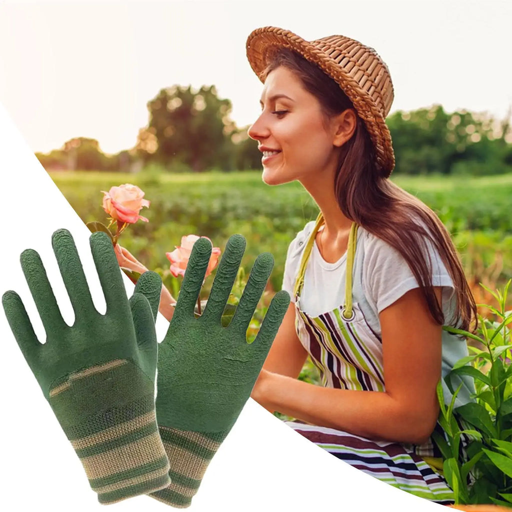 Waterproof Rubber Gardening Gloves – Thorn-Proof & Non-Slip