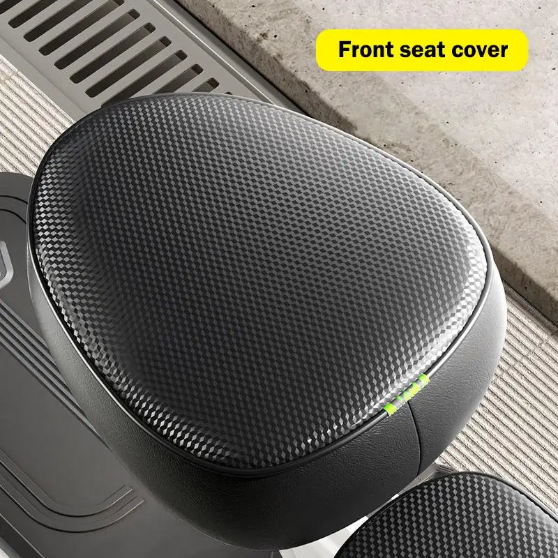 PU Leather E-Bike Seat Cover – Waterproof All-Season Universal Fit