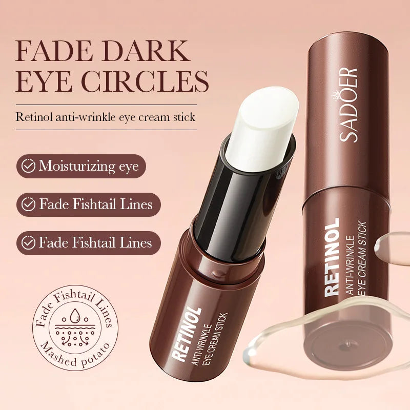 SADOER Retinol Eye Cream Stick – Dark Circles & Eye Bags