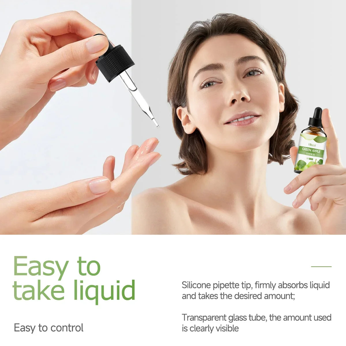 Hllozzi Green Apple Essential Oil 30ml 60ml 100ml Diffuser