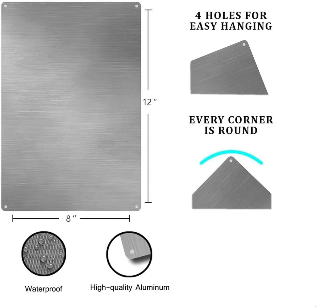The Hustler Classic Movie Metal Poster Sign | Vintage Wall Art