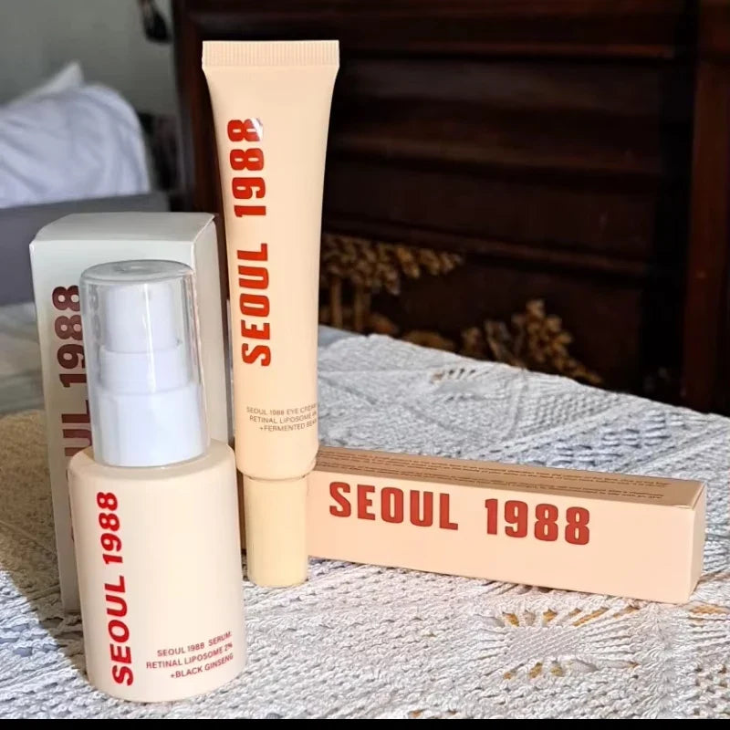Seoul 1988 Retinol Ginseng Eye & Face Cream Serum Set
