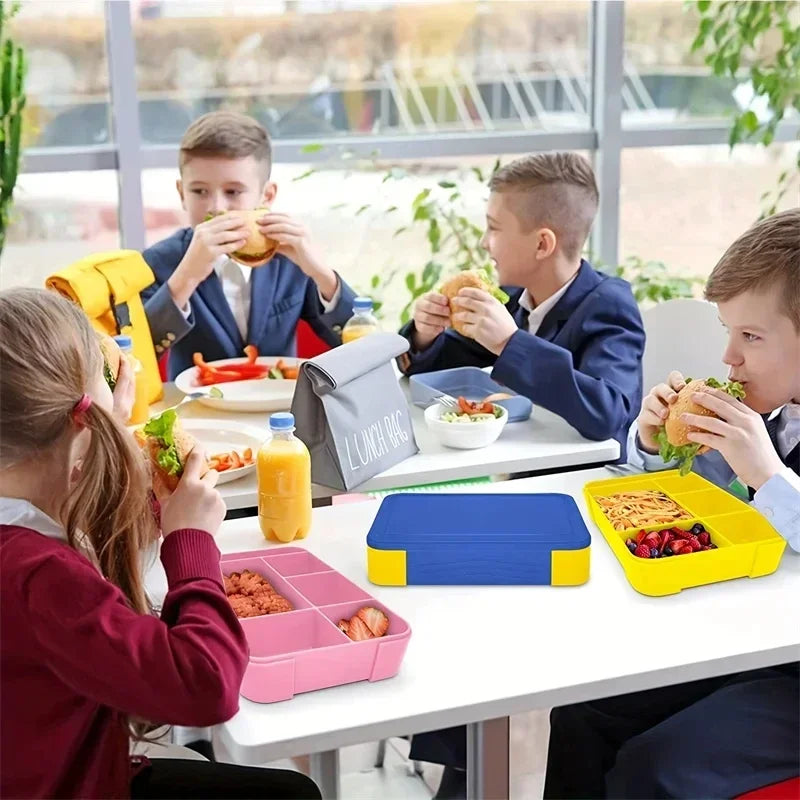 Bento Box Adult Lunch Containers 6 Compartment Adults Kids Toddler