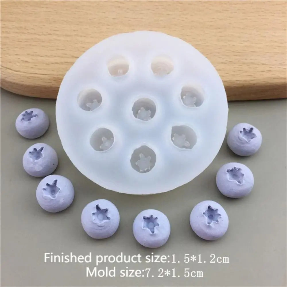 3D Fruit Silicone Mold – Blueberry Raspberry Candle & Baking