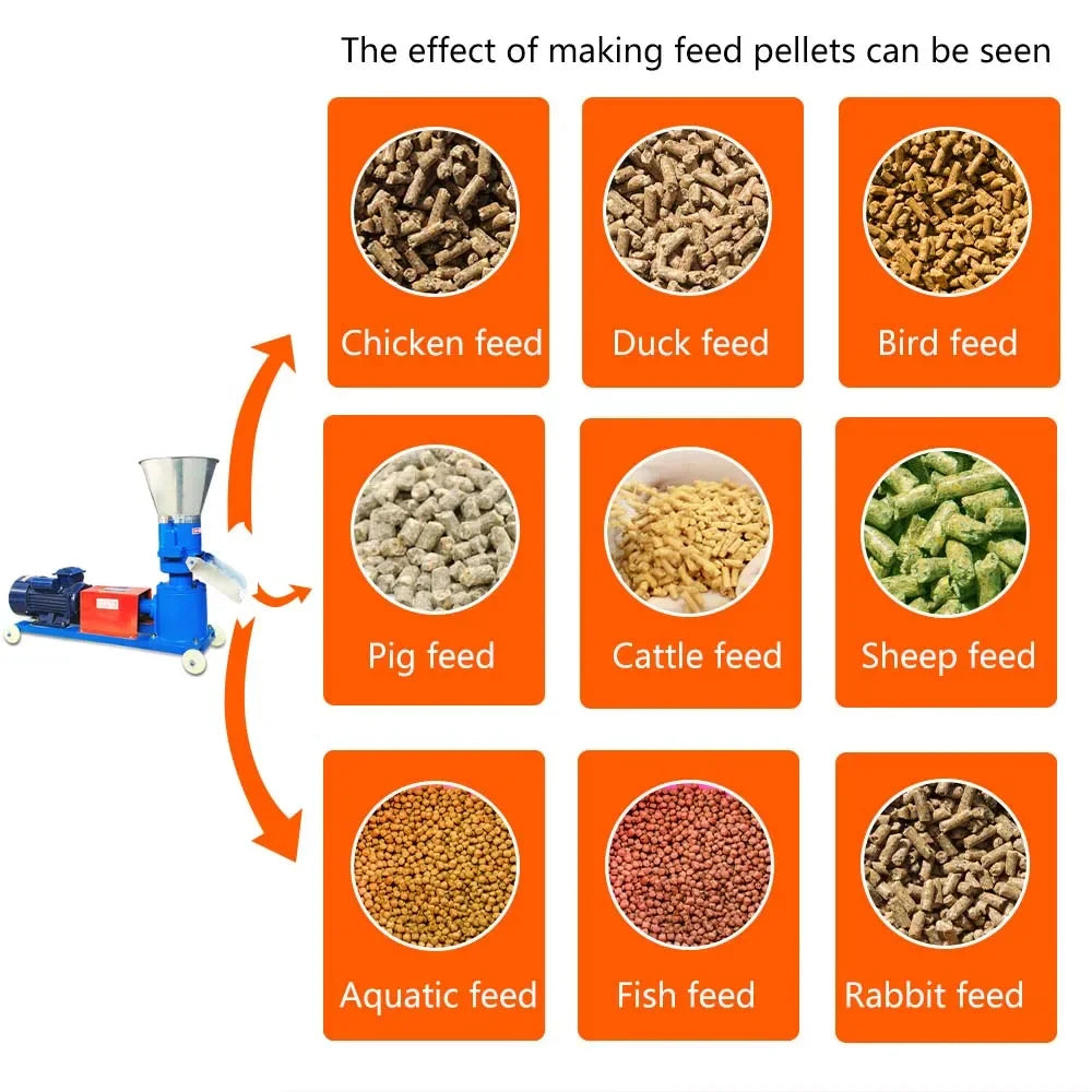 KL-125 Feed Pellet Mill 60–100kg/h | Farm Animal Granulator