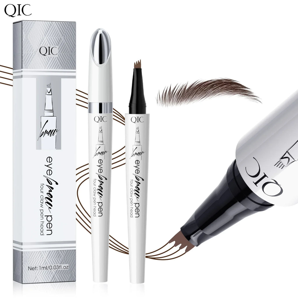 QIC 4-Tip Microblading Brow Pen – Waterproof & Long-Lasting