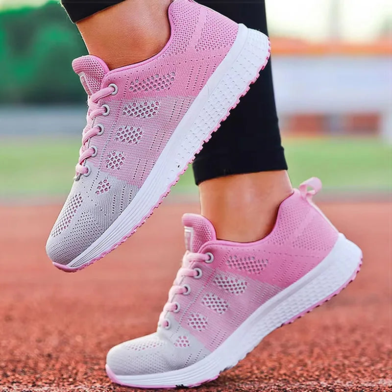 HAJINK Women's Sneakers – Breathable Casual Gym Trainers