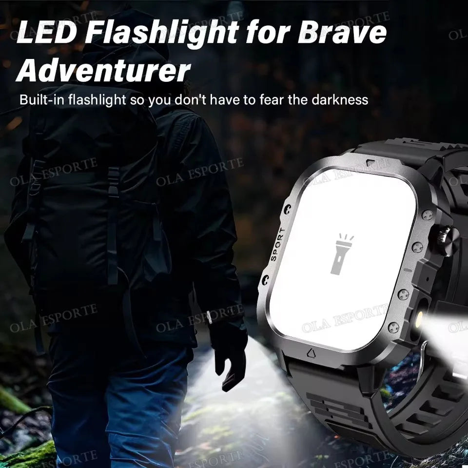 Men Smart Watch Bluetooth Call Sleep Heart Rate Health Monitor