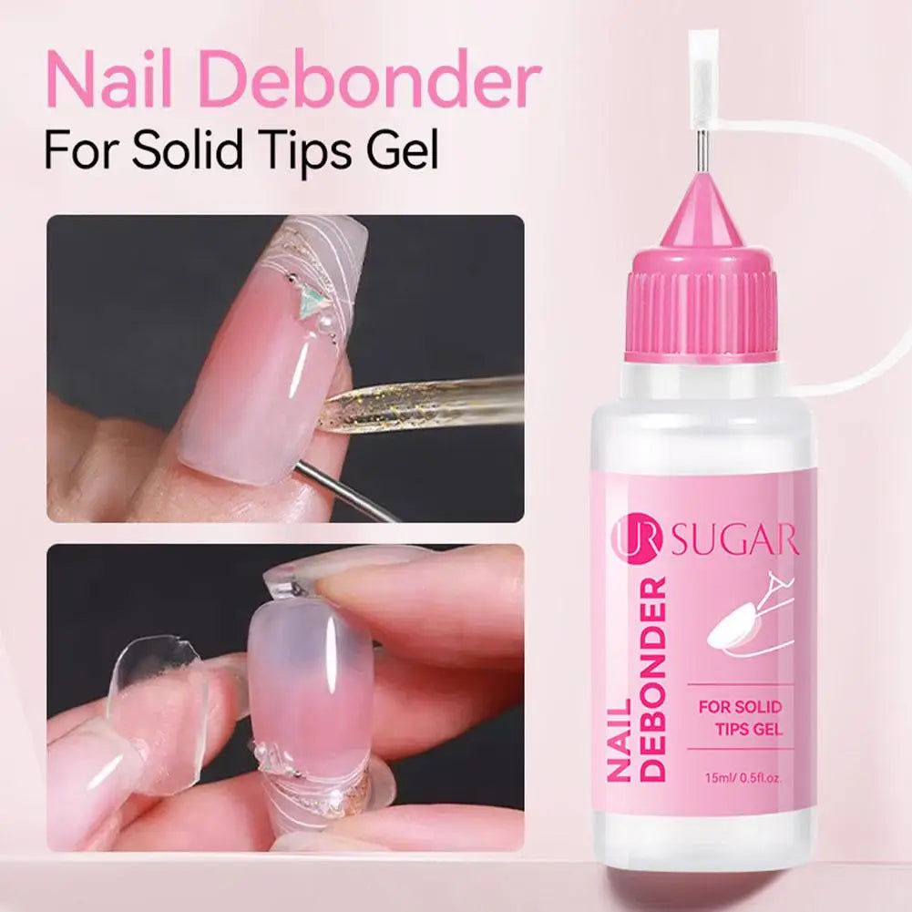 Nail Solid Gel Glue Remover Debonder Fast Dissolve Liquid Fake Tips