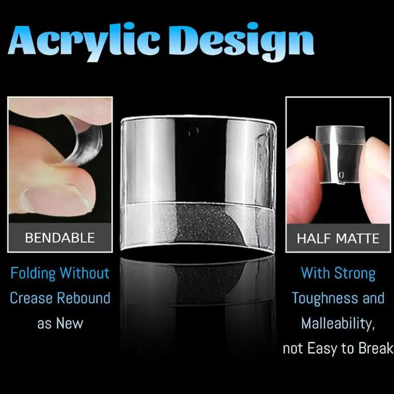 120/240pcs Square Press On Toenails – Fake Toe Nail Tips DIY