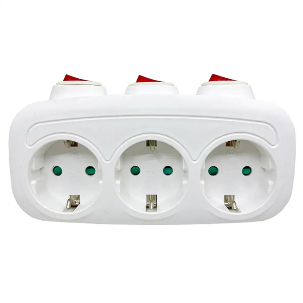 EU Electrical Socket with ON/OFF Switch – Euro Wall Outlet
