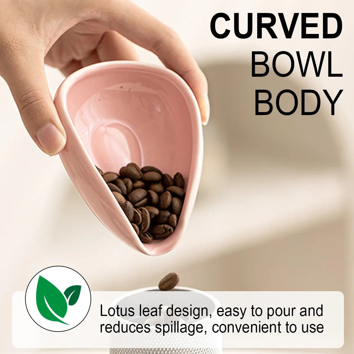 Coffee Bean Dosing Cup RDT Spray Bottle Bar Accessories Ceramic