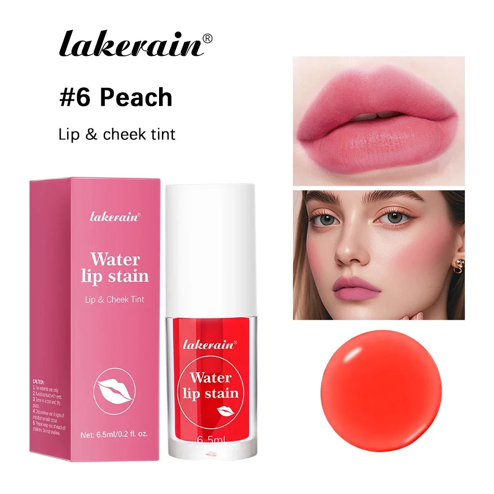 Lakerain 2-in-1 Lip Tint & Liquid Blush – Matte, Waterproof