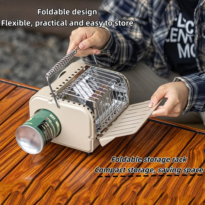 Portable Butane Camping Heater & Stove | 1200W Multifunctional