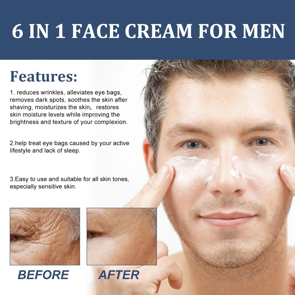 Men's Facial Moisturizing Cream – Hydrate, Nourish & Brighten