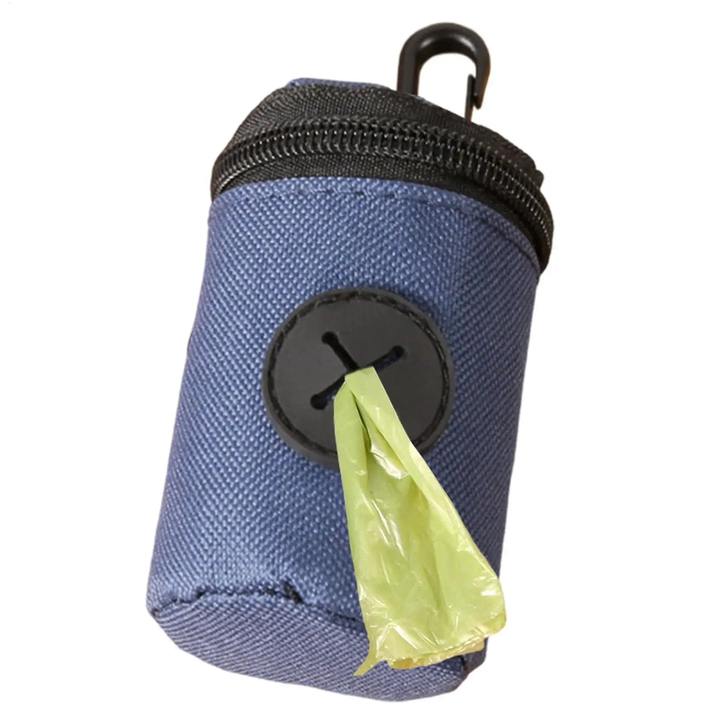 Dog Poop Bag Holder Zipper Clip Small Pouch Pet Training Dispenser