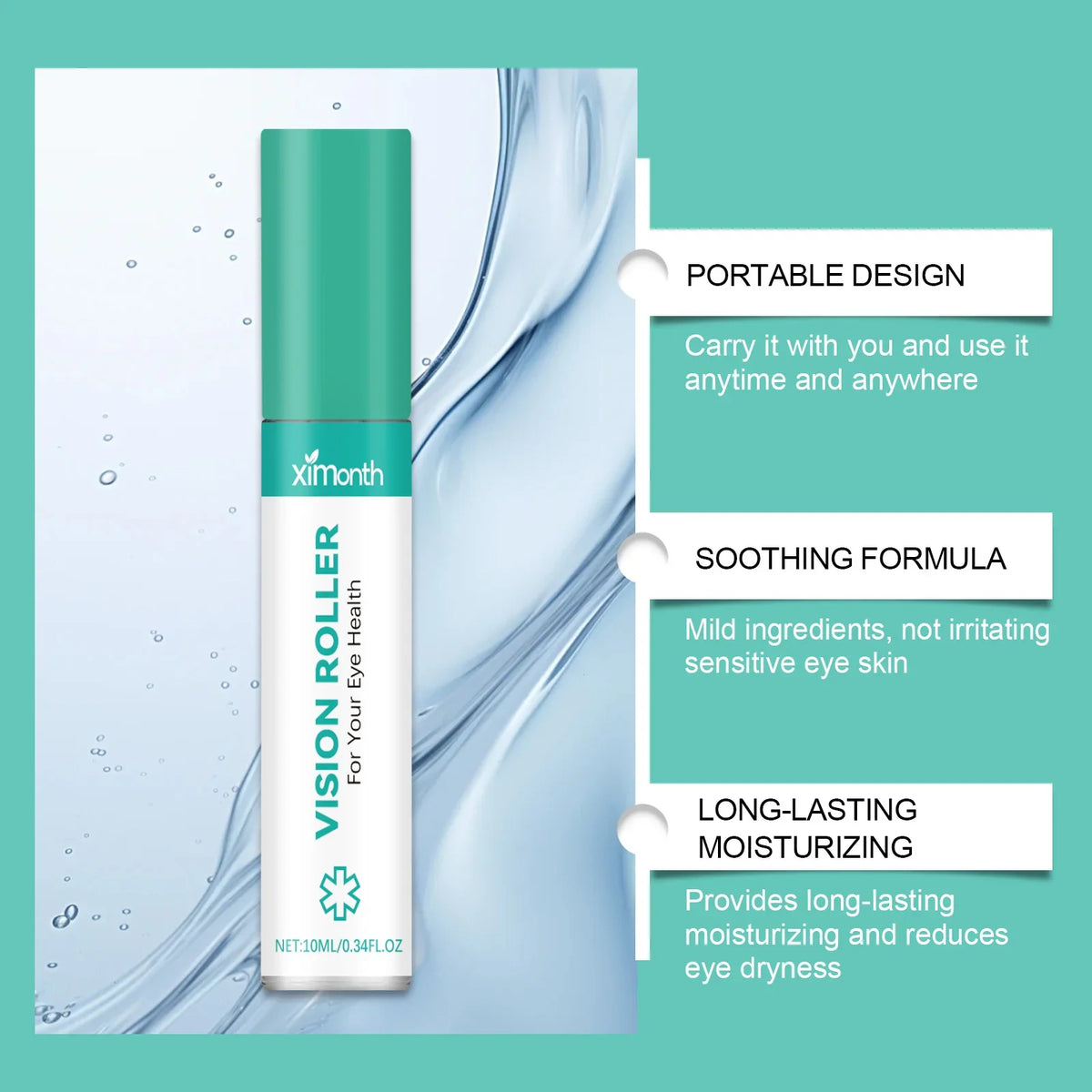 Eye Comfort Care Roller – Gentle Massage Eye Cream 10ml