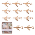 A36T-Pack 12 Airplane Bottle Opener Box Air Plane Travel Beer Party