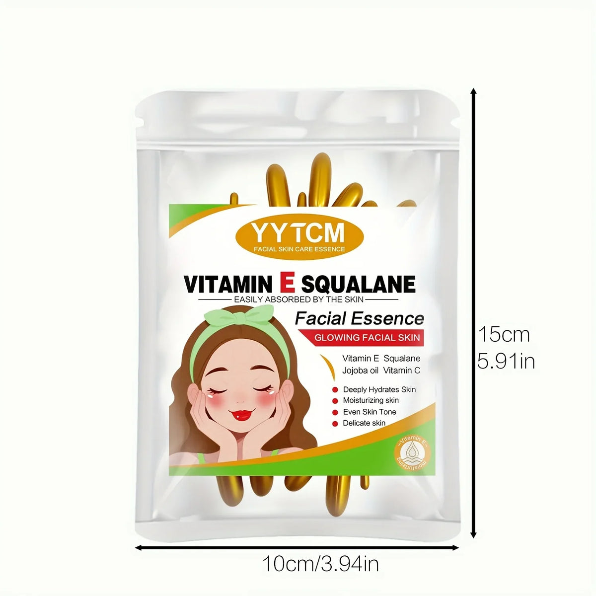 Vitamin E Moisturizing Capsule Essence – Brightening Skin Serum
