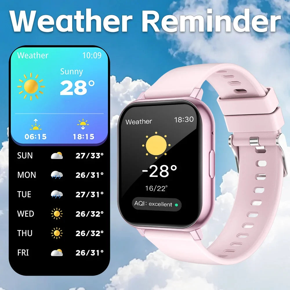 ERUN Men's Smart Watch – HD Display, Calling & Sports Tracker