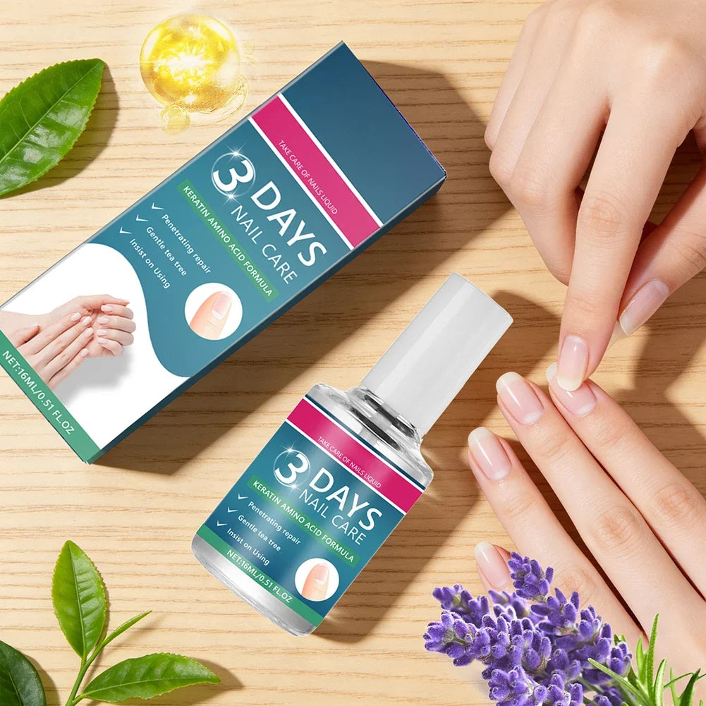 Keratin Amino Acid Nail Strengthening Serum – 3-Day Results